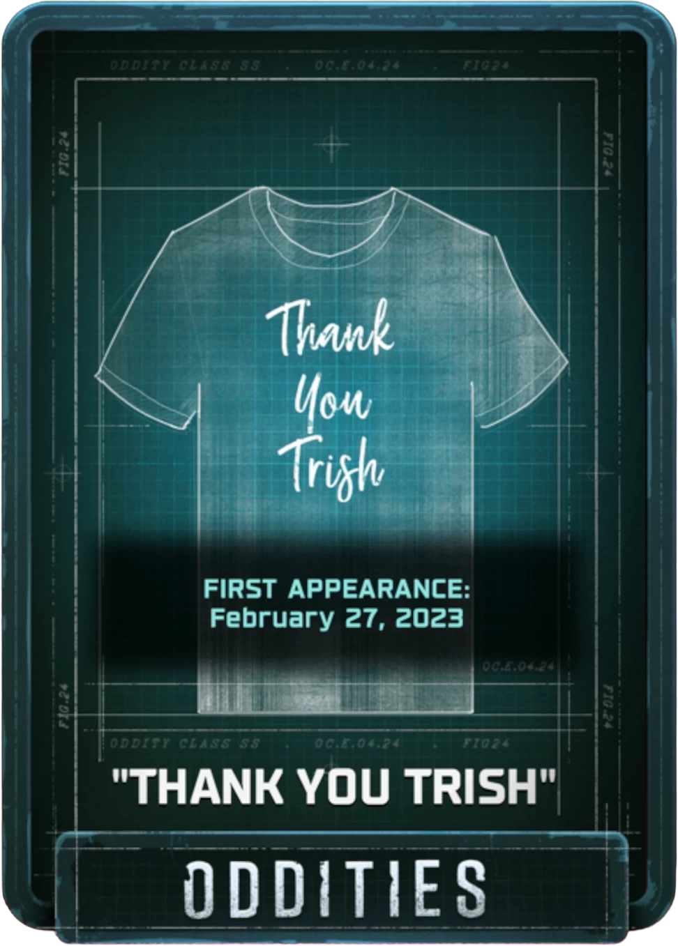 "Thank You Trish"